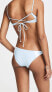 LSpace Women's 246021 Johnny Classic Bikini Bottoms White/River Swimwear Size L