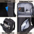 Фото #4 товара Xnuoyo 17.3 Zoll Anti-Diebstahl Laptop Rucksäcke, Handtasche Herren Damen Schulrucksack mit Schloss, USB Anschluss und Headphone Port, Schultertasche mit Croßem Laptopfach und Zubehörfächer (Grau)