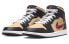Air Jordan 1 Mid Tartan Swoosh DZ5329-001 Sneakers