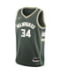Фото #1 товара Футболка для малышей Nike Milwaukee Bucks Swingman Jersey - Icon Edition Гианнис Антетокунмпо - зеленая охотник