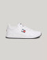 Фото #1 товара Tommy Jeans Mid logo trainers in White