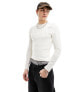 COLLUSION Double layer long mesh sleeve and vest in white 2XL - фото #1