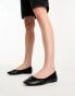 Фото #1 товара Bershka ballet pumps in black