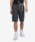 Фото #1 товара Men's Big and Tall Rewind Belted Cargo Shorts