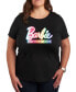 ფოტო #1 პროდუქტის Trendy Plus Size Barbie Pride Graphic T-shirt