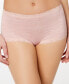 Фото #1 товара Lace Trim Microfiber Boyshort Underwear 40760