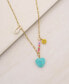 ფოტო #3 პროდუქტის 18K Gold Plated Chain Necklace with Beads