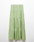 Фото #6 товара Women's Ramie Maxi-Skirt