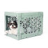 KindTail PAWD Cat and Dog Crate - S - Light Green