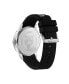 ფოტო #3 პროდუქტის Men's Lineman Three Hand Quartz Black Silicone 45MM