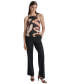 ფოტო #6 პროდუქტის Women's Printed Square Neck Sleeveless Top