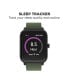 Unisex Olive Silicone Strap Smartwatch 37.5mm