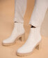 Women's Caster H2O Lug Sole Cheslea Heeled Booties