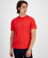 Фото #1 товара Men's Short Sleeve Crewneck Broken Logo Graphic T-Shirt, Created for Macy's