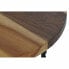 Фото #2 товара Вспомогательный стол DKD Home Decor Чёрный Натуральный Деревянный Металл 45 x 45 x 42 cm