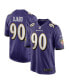 Фото #1 товара Men's David Ojabo Purple Baltimore Ravens 2022 NFL Draft Pick Player Game Jersey
