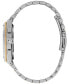 ფოტო #2 პროდუქტის Women's Hexa Multifunction Two-Tone Stainless Steel Bracelet Watch 38mm