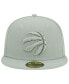 ფოტო #3 პროდუქტის Men's Light Green Toronto Raptors Sage Color Pack 59FIFTY Fitted Hat