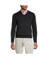 Фото #3 товара Men's Tall Classic Fit Fine Gauge Supima Cotton V-neck Sweater