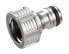 Gardena 18240-50 - Hose connector - 1/2" - Male/Female - Metal - Silver