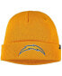 Фото #1 товара Men's Gold Los Angeles Chargers Secondary Cuffed Knit Hat