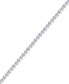 ფოტო #2 პროდუქტის Cubic Zirconia Heart Link Bracelet in Silver Plate
