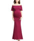 Maternity Abigail Off Shoulder Maxi Dress