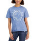 ფოტო #1 პროდუქტის Juniors' Cotton Zodiac Graphic-Print T-Shirt