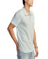 Men's Burnout Slub Jersey Johny Collar Polo Shirt