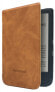 Фото #3 товара Чехол для PocketBook Basic Lux 2 PocketBook Touch Lux 4 Folio коричневый из искусственной кожигофровой микрофиброй 15,2 см (6") от Pocketbook Readers GmbH.