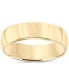 Кольцо Macy's 14k Gold 6mm Wedding Band. Желтый, 11.5 - фото #3