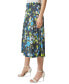 ფოტო #6 პროდუქტის Petite Floral Flared Pull-On Midi Skirt