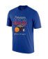 Men's Royal Philadelphia 76ers Courtside Splatter T-shirt