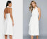 Фото #5 товара Reiss Piper Halter Neck Wrap Dress White UK 10 US 6