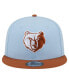 Фото #3 товара Men's Light Blue/Brown Memphis Grizzlies 2-Tone Color Pack 9FIFTY Snapback Hat