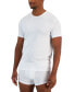 Фото #1 товара Men's 4-Pk. Classic-Fit Solid Cotton Undershirts, Created for Macy's