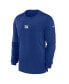 Men's Royal New York Giants 2023 Sideline Performance Long Sleeve T-shirt