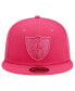 Фото #2 товара Men's Pink Las Vegas Raiders Color Pack 59FIFTY Fitted Hat