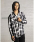 ფოტო #1 პროდუქტის Men's Mulberry Long Sleeve Flannel Shirt Big & Tall