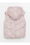 Фото #5 товара Куртка надувная LCW baby с капюшоном и цветочным узором для девочек