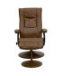Фото #5 товара Contemporary Multi-Position Recliner & Ottoman W/ Wrapped Base