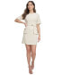 ფოტო #1 პროდუქტის Women's Short-Sleeve Utility Pocket Dress