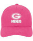 Фото #3 товара Big Girls Pink Green Bay Packers Adjustable Hat