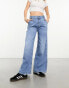 & Other Stories stone cut relaxed leg jeans in soft blue wash