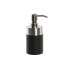 Soap Dispenser DKD Home Decor Silver Black Stainless steel Resin 7 x 7 x 17 cm