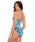 Women's Bandeau-Neck Halter-Style One-Piece Swimsuit