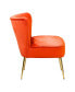 Фото #27 товара 25" Wide Upholstered Tufted Velvet Accent Chair With Metal Leg