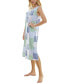 ფოტო #3 პროდუქტის Women's Printed Sleeveless Nightgown