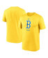 Фото #1 товара Men's Gold Boston Red Sox City Connect Logo T-shirt