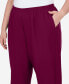 Фото #2 товара Plus Size Classic Full Elastic Mid Rise Short Length Pant